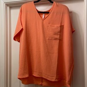 Zenana small coral top